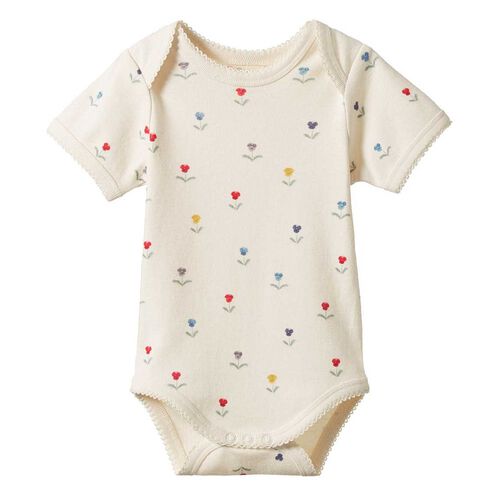 Nature Baby Short Sleeve Bodysuit